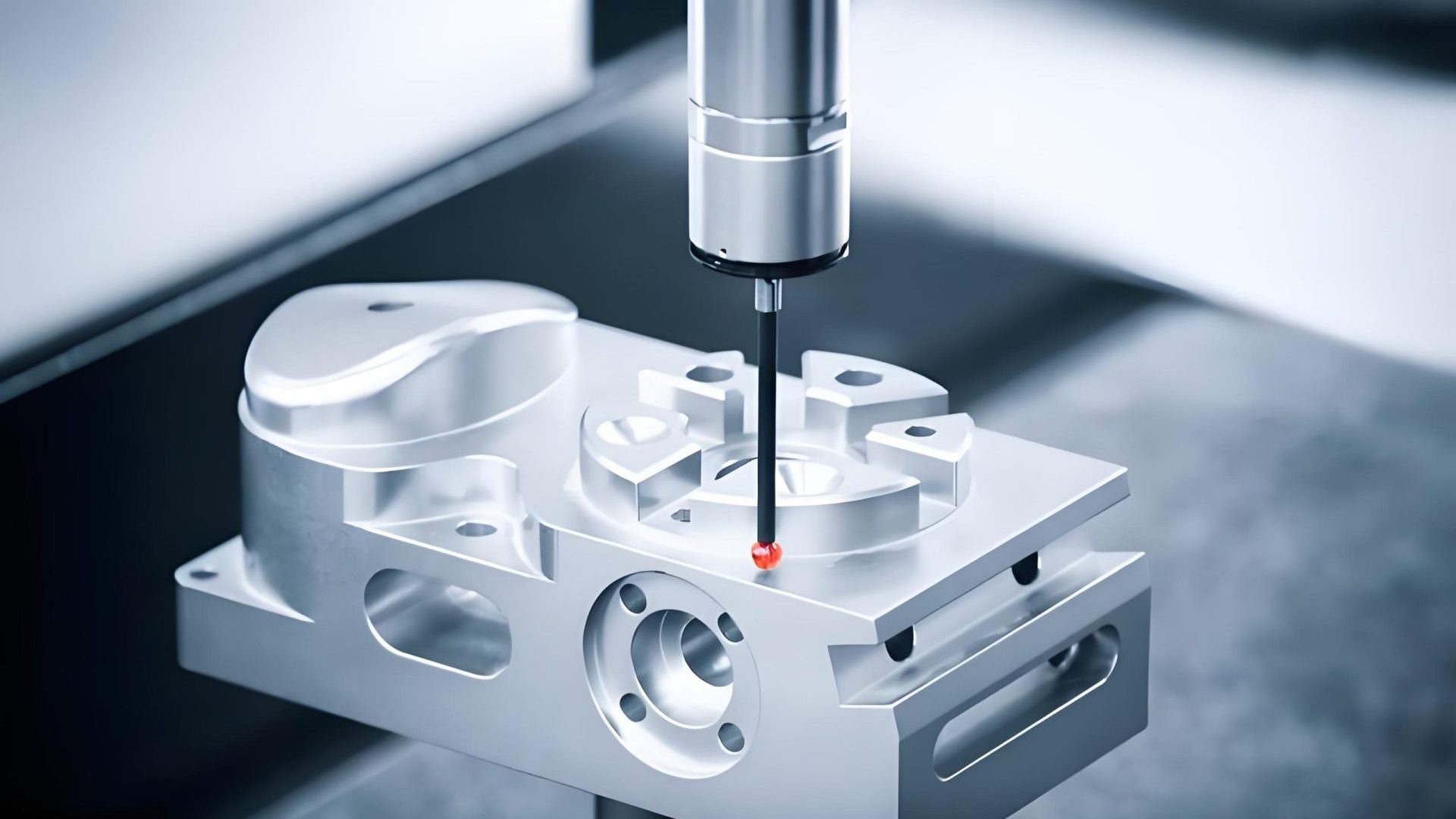 Advanced CNC machining process with precision tools