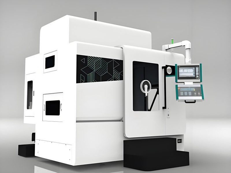 Modern CNC controller with touchscreen interface