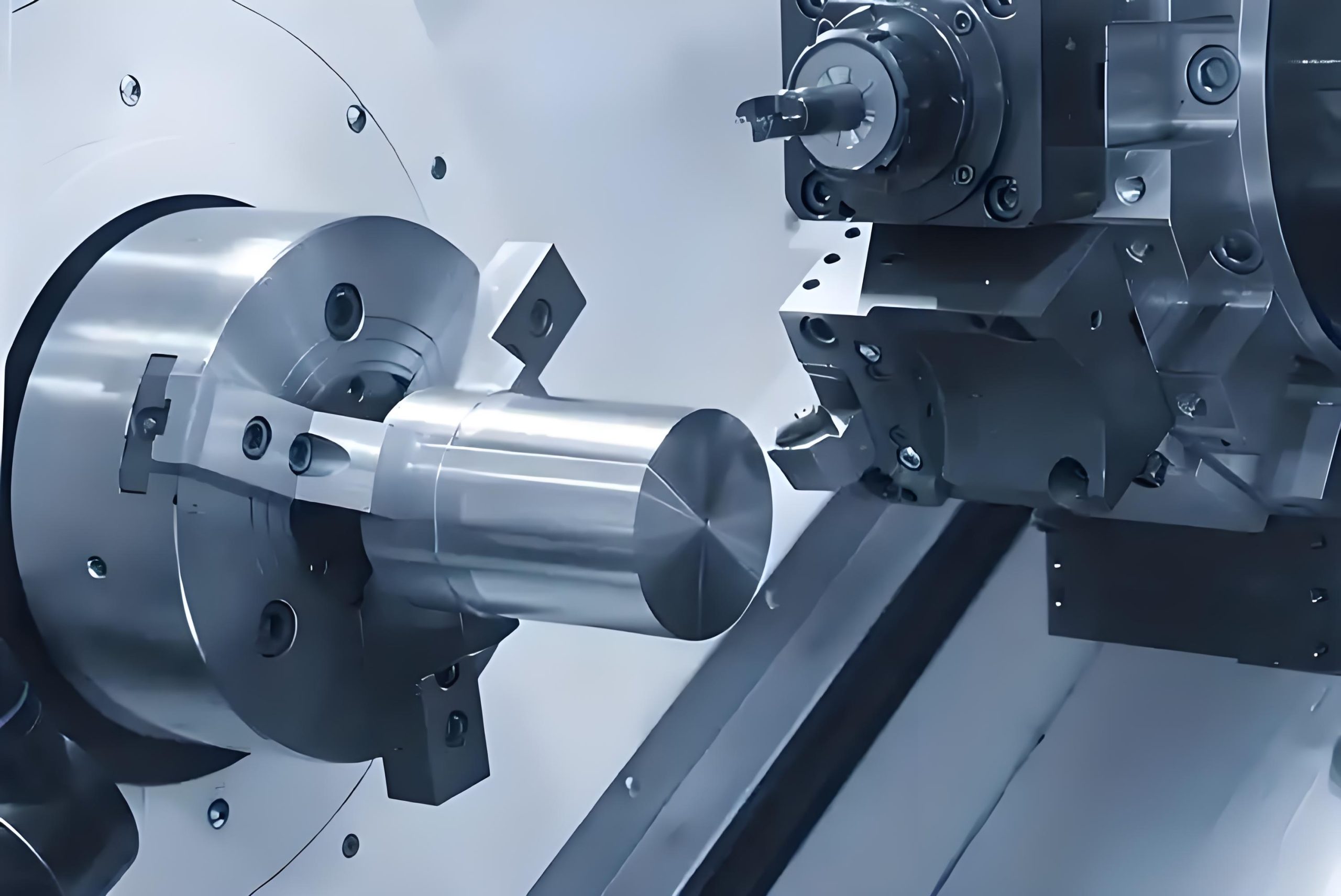 Modern CNC machine with Industry 4.0 capabilities