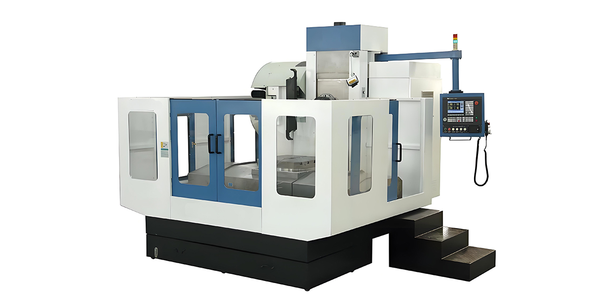 Modern CNC machining center in a manufacturing facility